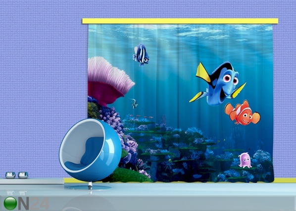 Pimendav fotokardin Disney Nemo 280x245 cm