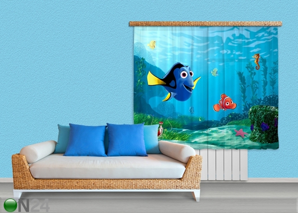 Poolpimendav fotokardin Disney Nemo 180x160 cm
