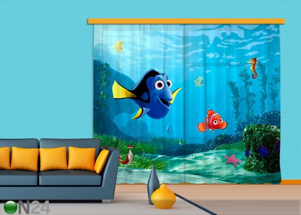Poolpimendav fotokardin Disney Nemo 280x245 cm