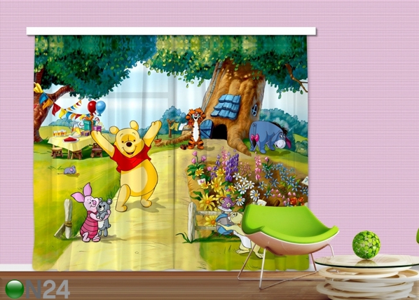 Poolpimendav fotokardin Disney Winnie the Pooh 280x245 cm