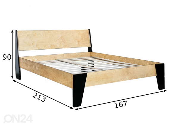 Radis кровать Huh 160x200 cm размеры