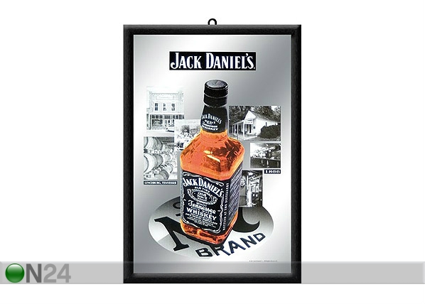 Retro reklaampeegel Jack Danile's pullo