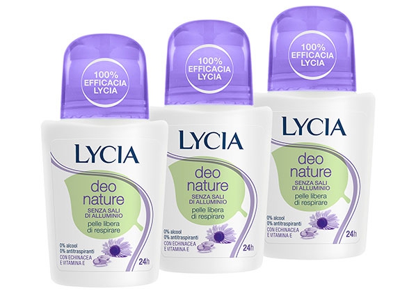 Roll-on deodorant Lycia Deo Nature 3x50ml