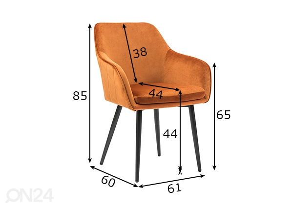 Ruokatuoli AY-300519  Sisustustavaratalo