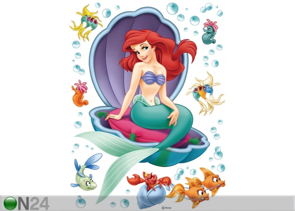 Seinakleebis Disney Ariel 42,5x65 cm