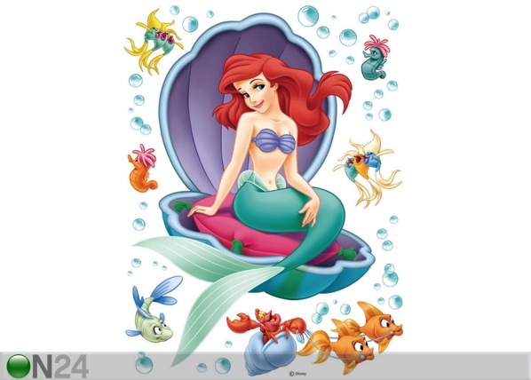 Seinakleebis Disney Ariel 65x85 cm