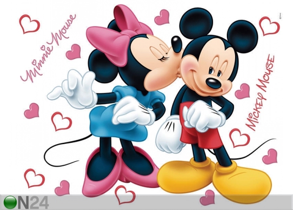 Seinakleebis Disney Minnie and Mickey's 42,5x65 cm