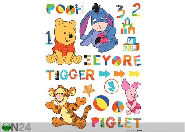 Seinakleebis Disney Winnie the Pooh and friends 65x85 cm