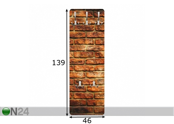 Seinanagi Bricks 139x46 cm mõõdud