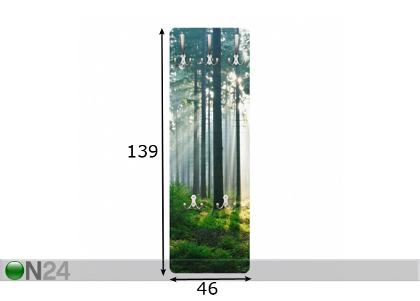 Seinanagi Enlightened Forest 139x46 cm mõõdud
