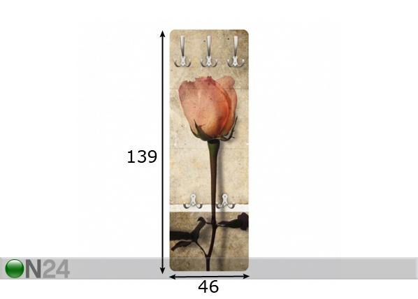 Seinanagi Inner Rose 139x46 cm mõõdud
