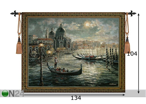 Seinavaip Gobelään Venice 104x134 cm mõõdud