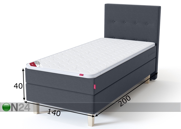 Sleepwell Blue континентальная кровать 140x200 cm размеры
