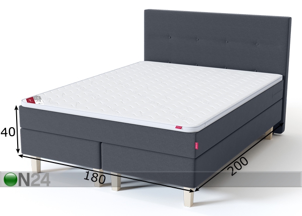 Sleepwell Blue континентальная кровать 180x200 cm размеры