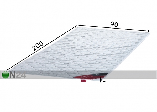 Sleepwell madratsi kaitsetekk TOP Hygienic 90x200 cm mõõdud