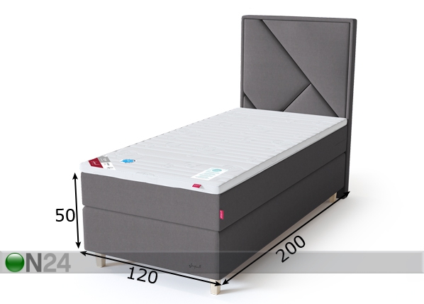 Sleepwell Red континентальная кровать жёсткая 120x200 cm размеры
