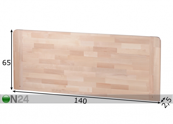 Sleepwell voodiots, naturaalne 140 cm mõõdud