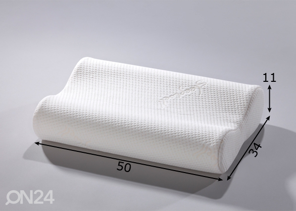 Sleepwell анатомическая подушка Memory Soft 34x50x11 cm размеры