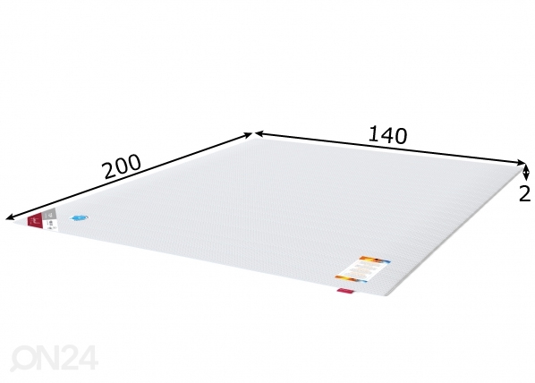 Sleepwell защитное покрытие для матраса TOP Hygienic Lux 140x200 cm размеры