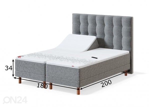 Sleepwell моторная кровать RED 180x200 cm размеры