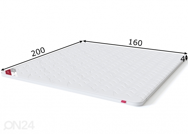 Sleepwell наматрасник TOP Foam 160x200 cm размеры