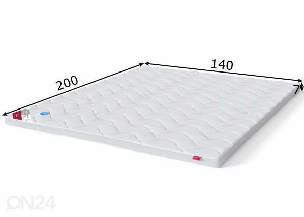 Sleepwell наматрасник TOP HR foam Plus 140x200 cm размеры