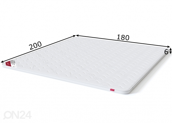 Sleepwell наматрасник TOP Profiled foam 180x200 cm размеры