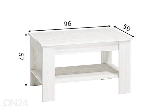 Sohvapöytä MS-364369  Sisustustavaratalo