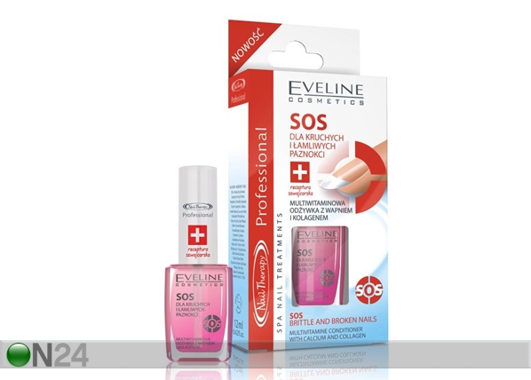 SOS высокоэффективный препарат для укрепления ногтей Nail Therapy Eveline Cosmetics 12ml