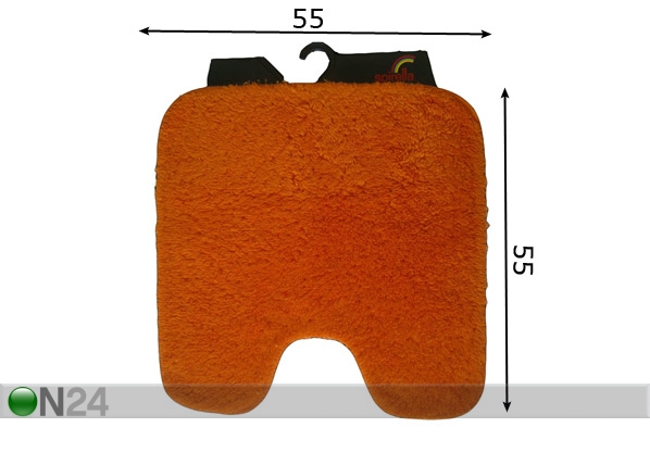 Spirella туалетный коврик California оранжевый 55x55cm