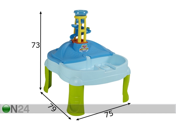 Step2 игровой стол для игр с песком и водой размеры
