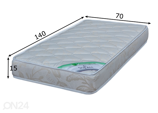 Stroma детский матрас Ортопедический Экологичный 70x140 cm размеры