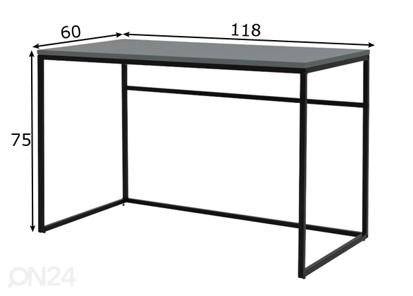 Tenzo рабочий стол Lipp размеры