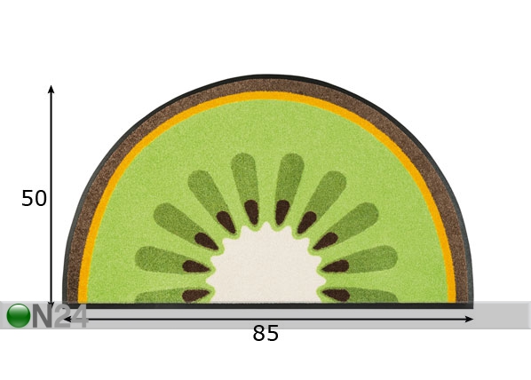 Uksematt Kiwi 50x85 cm mõõdud