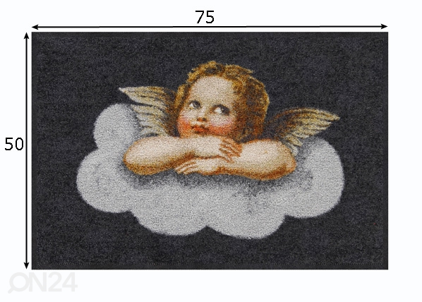 Uksematt Little Angel 50x75 cm mõõdud