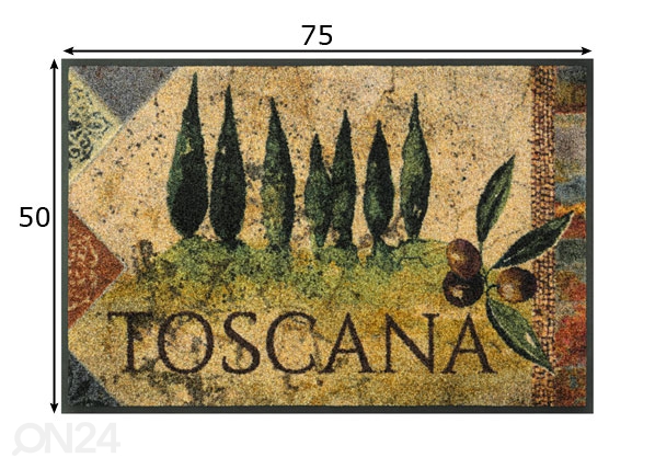 Vaip Estate Toscana 50x75 cm mõõdud