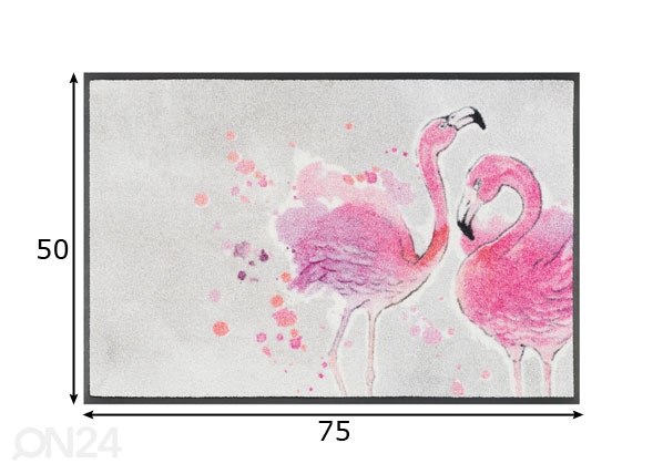 Vaip Flamingo 50x75 cm mõõdud