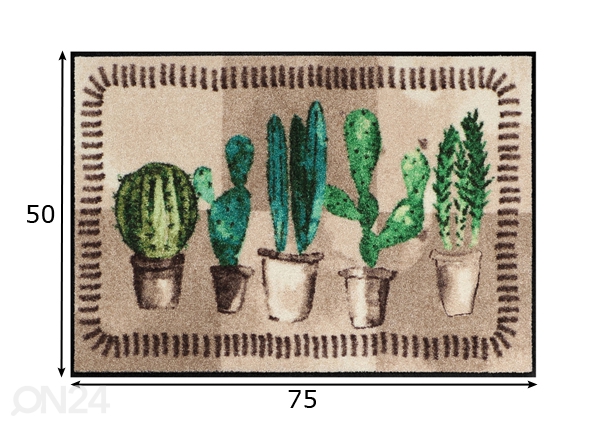 Vaip Kaktusgarten 50x75 cm mõõdud