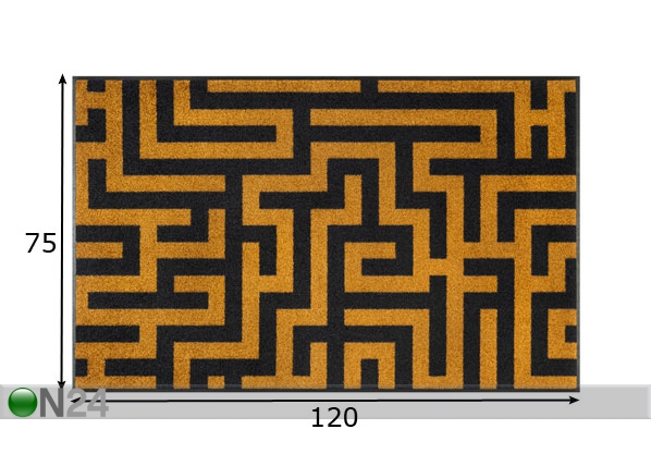 Vaip Labyrinth 75x120 cm mõõdud