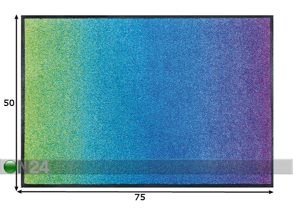 Vaip Rainbow 50x75 cm mõõdud