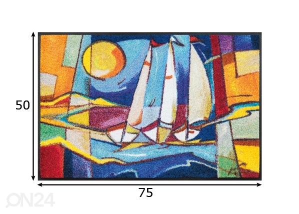 Vaip Sailing home 50x75 cm mõõdud