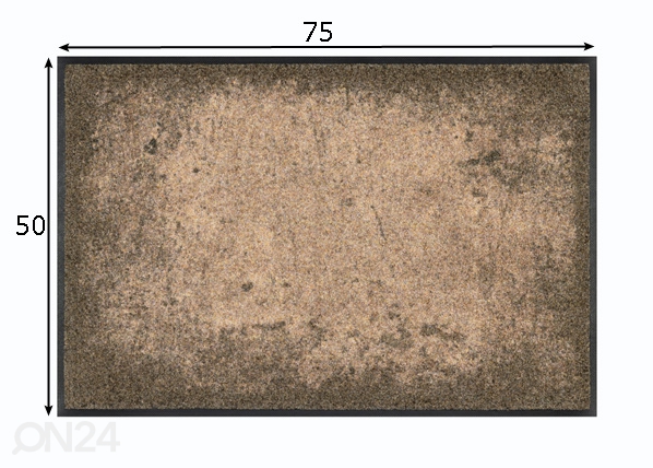 Vaip Shades of Brown 50x75 cm mõõdud