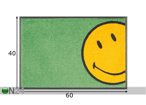Vaip Smiley Hidden 40x60 cm mõõdud
