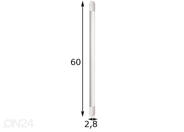 Valgustoru LED G13 60 cm mõõdud