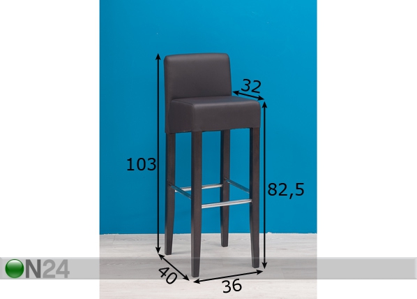 Барные стулья Anea, 2 шт размеры