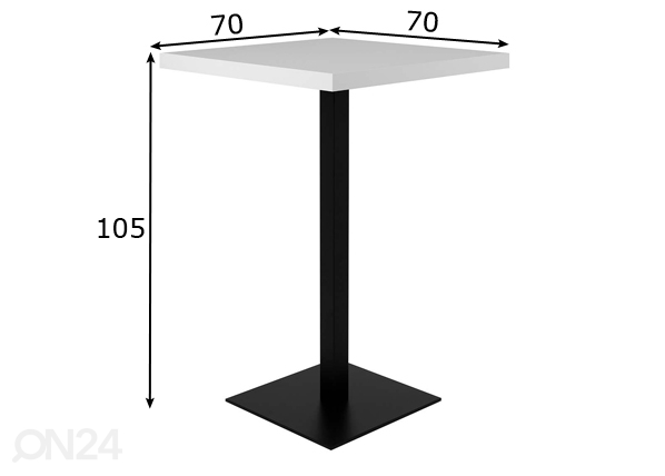 Барный стол размеры