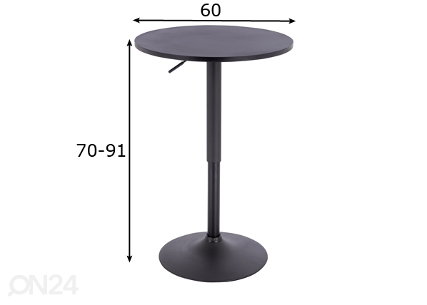 Барный стол размеры