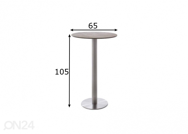 Барный стол Zarina-1 размеры