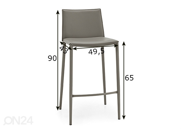 Барный стул Boheme размеры