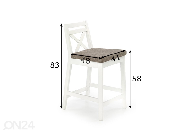 Барный стул Borys размеры